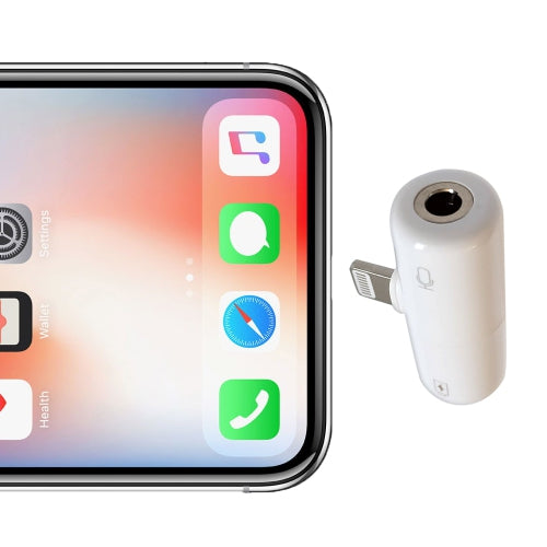 SenseiPhoto Black 3.5mm Audio + Lightning Charge 2 in 1 for iPhone Adapter Headphone Jack Converter 15 14 13 12 11 XR XS X 8 7 Splitter Dual AUX Dongle