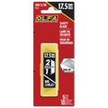OLFA SKB-2/5B Safety Blades 5-Pack in red and yellow retail packaging.