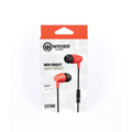 Wired Earbud w/ Mic, Red; EX2300 Line