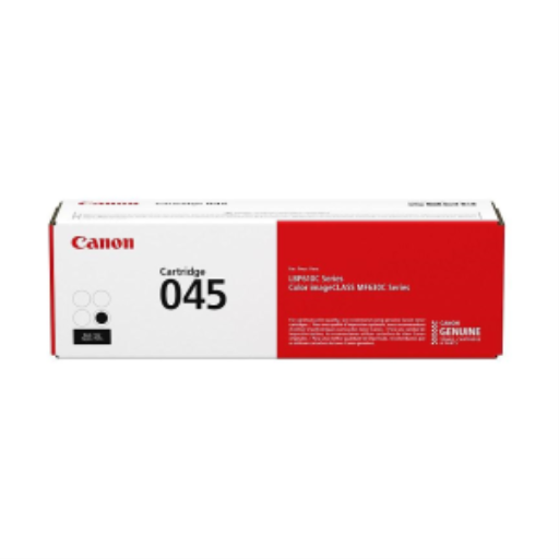 Canon 1242C001 Cartridge 045 Black Genuine Toner – 1,400 Page Yield for i-SENSYS MF630 / LBP612Cdw