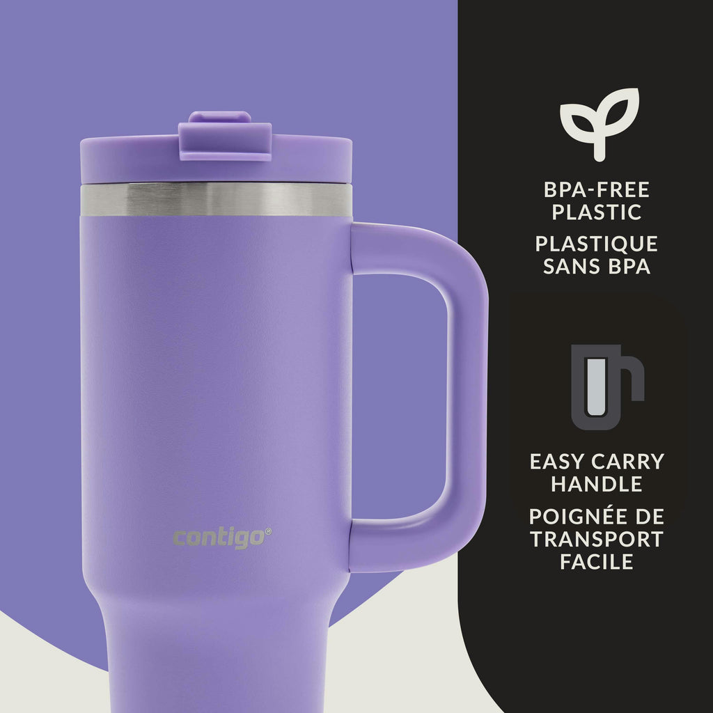 Contigo Streeterville Leak-Proof Tumbler, 30 oz (887 mL), Space Lilac