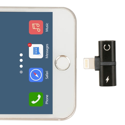 SenseiPhoto 2 in 1 Double iPhone Adapter Headphone Lightning Converter iPhone 15 14 13 12 11 XR XS X 8 7 PLUS Splitter Dual Audio Cable Charge
