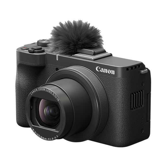 Canon PowerShot V1 Wi-Fi 22.3MP 3.1x Optical Zoom Digital Camera - Black