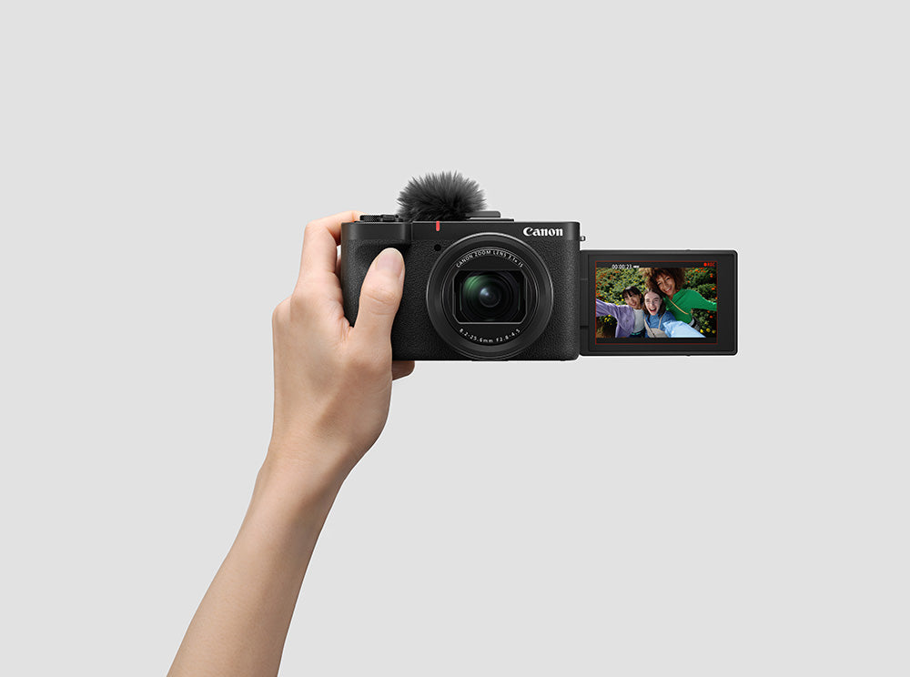 Canon PowerShot V1 Wi-Fi 22.3MP 3.1x Optical Zoom Digital Camera - Black