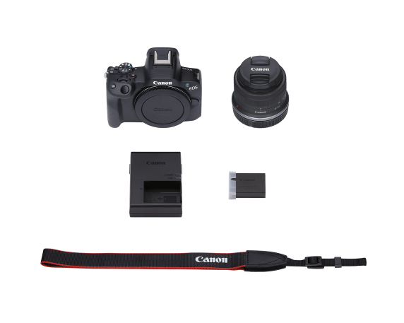 Canon EOS R50 Mirrorless Camera with RF-S 18-45mm STM Lens Kit | 24.2MP 4K Video