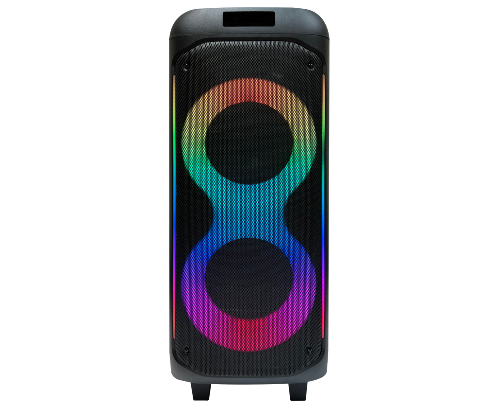 Sharp PS-935 Portable Party Speaker – 50W RMS, 15-Hour Battery, Bluetooth 5.2 & Karaoke