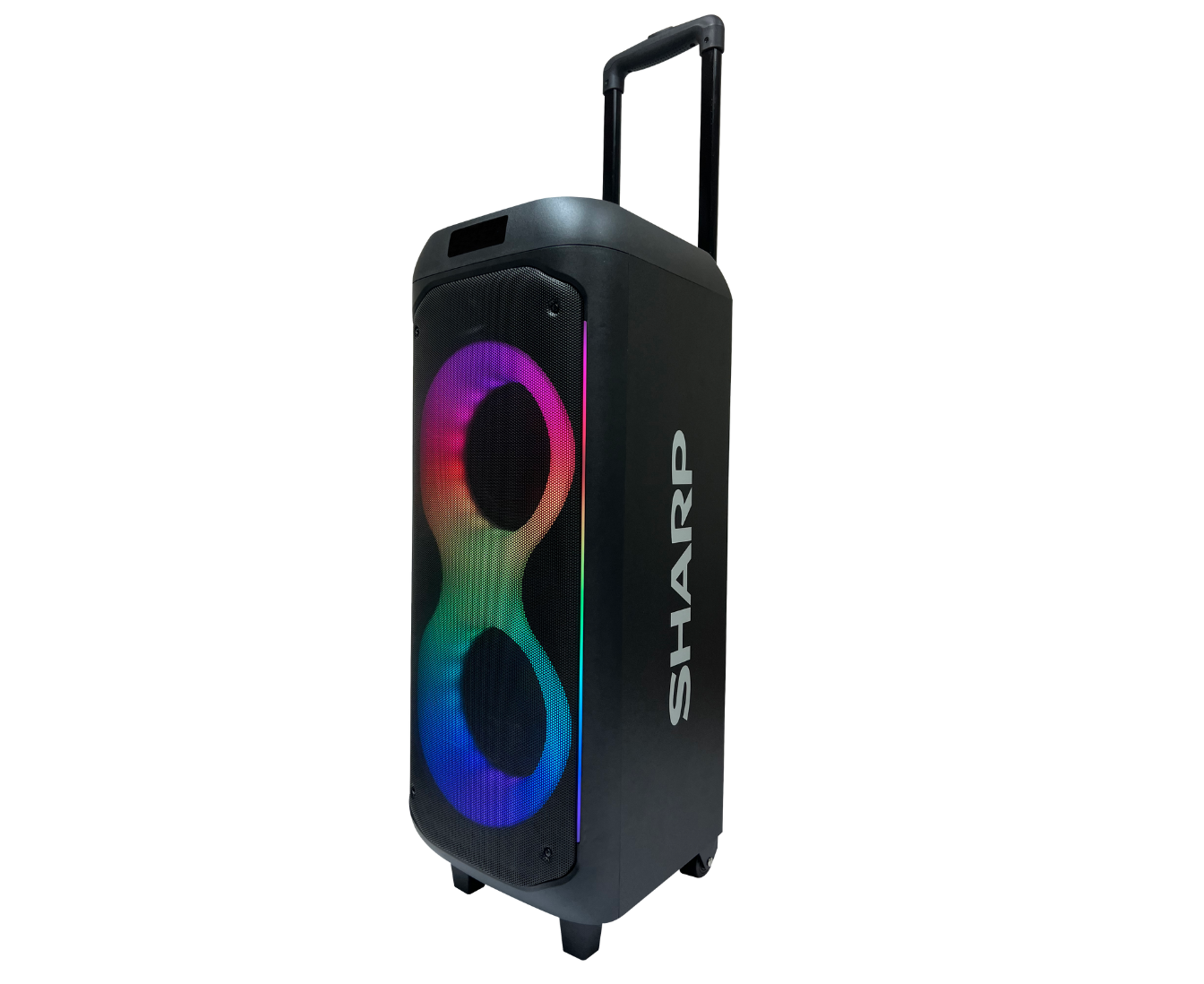 Sharp PS-935 Portable Party Speaker – 50W RMS, 15-Hour Battery, Bluetooth 5.2 & Karaoke
