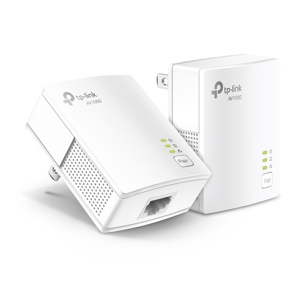 TP-Link TL-PA7017 KIT AV1000 Gigabit Powerline Starter Kit | Wireless Adapter, Dual-Band WiFi, High-Speed Network Upgrade