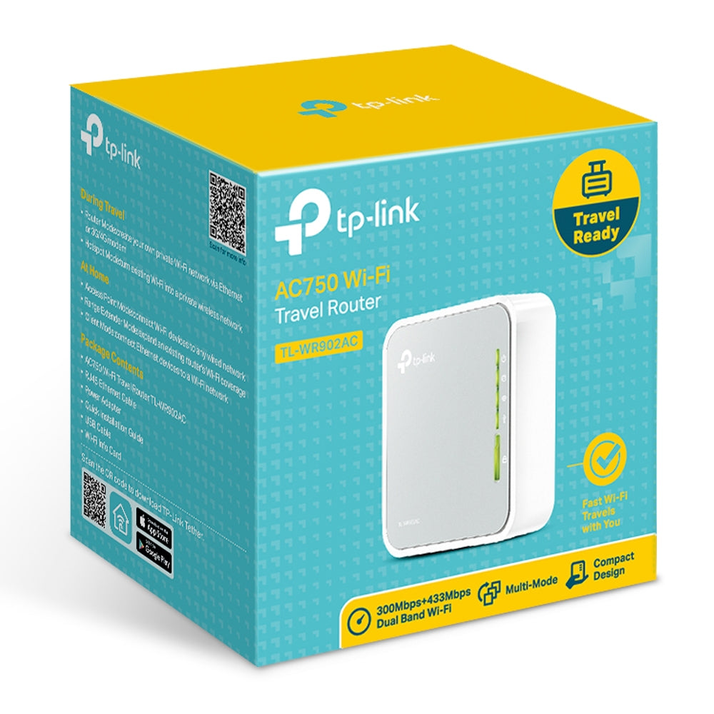 TL-WR902AC AC750 Wireless Travel Router