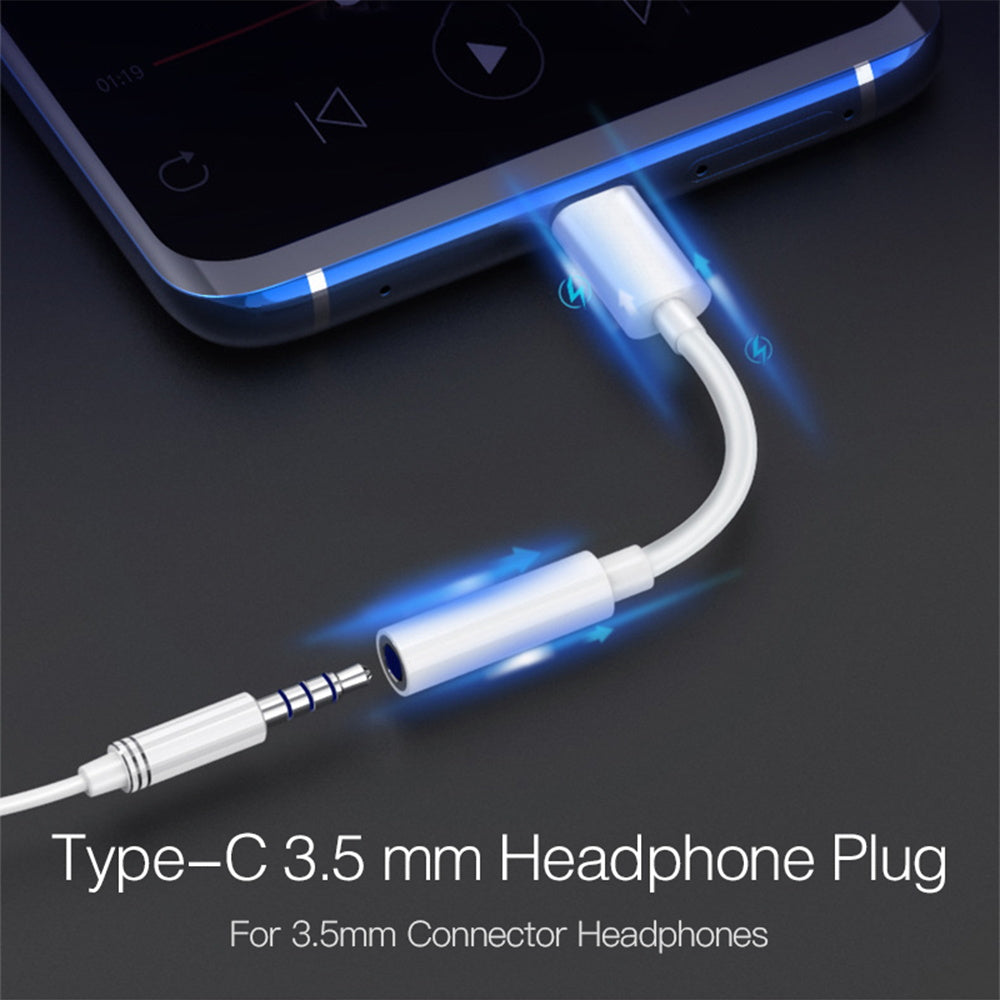 Type-C Headphone Jack Adapter - USB-C to 3.5mm Headphone jack