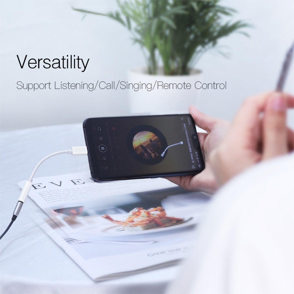 Type-C Headphone Jack Adapter - USB-C to 3.5mm Headphone jack