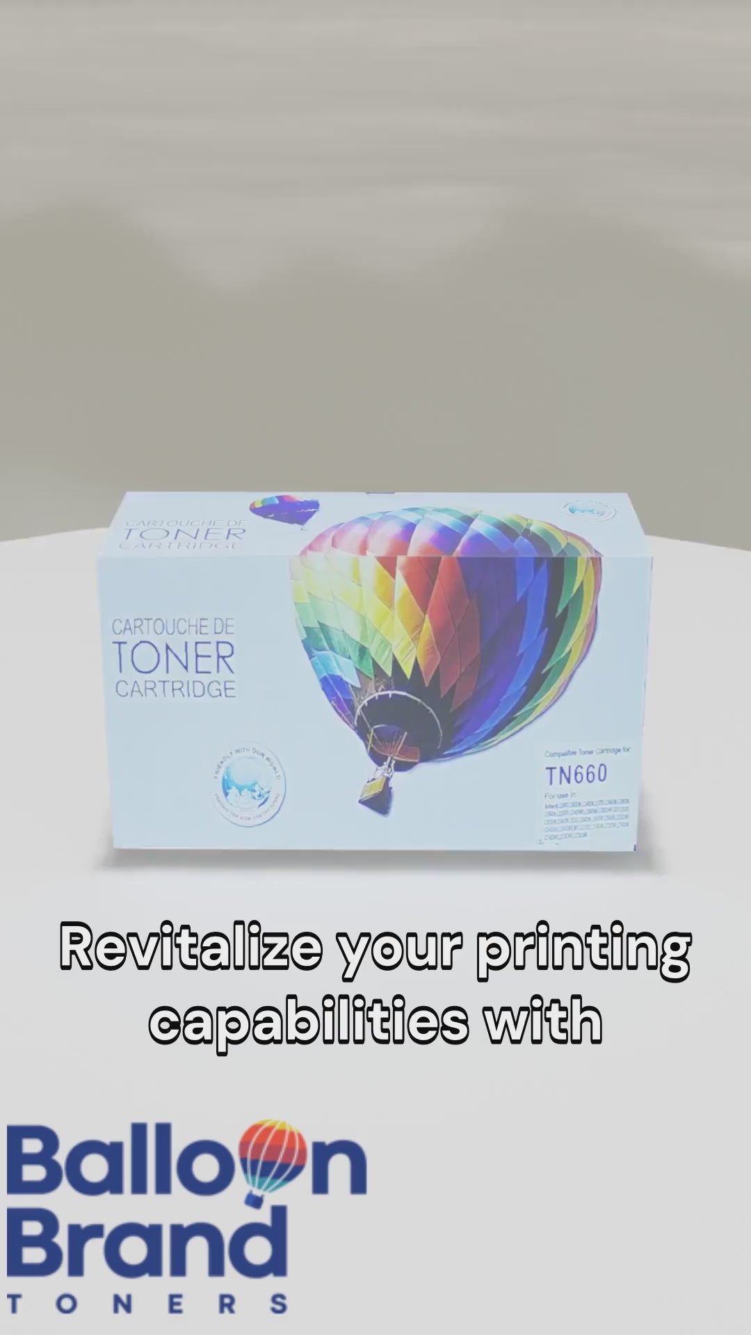 Balloon Brand CTTN660 Compatible Black Toner Cartridge – High Yield 2,600 Pages