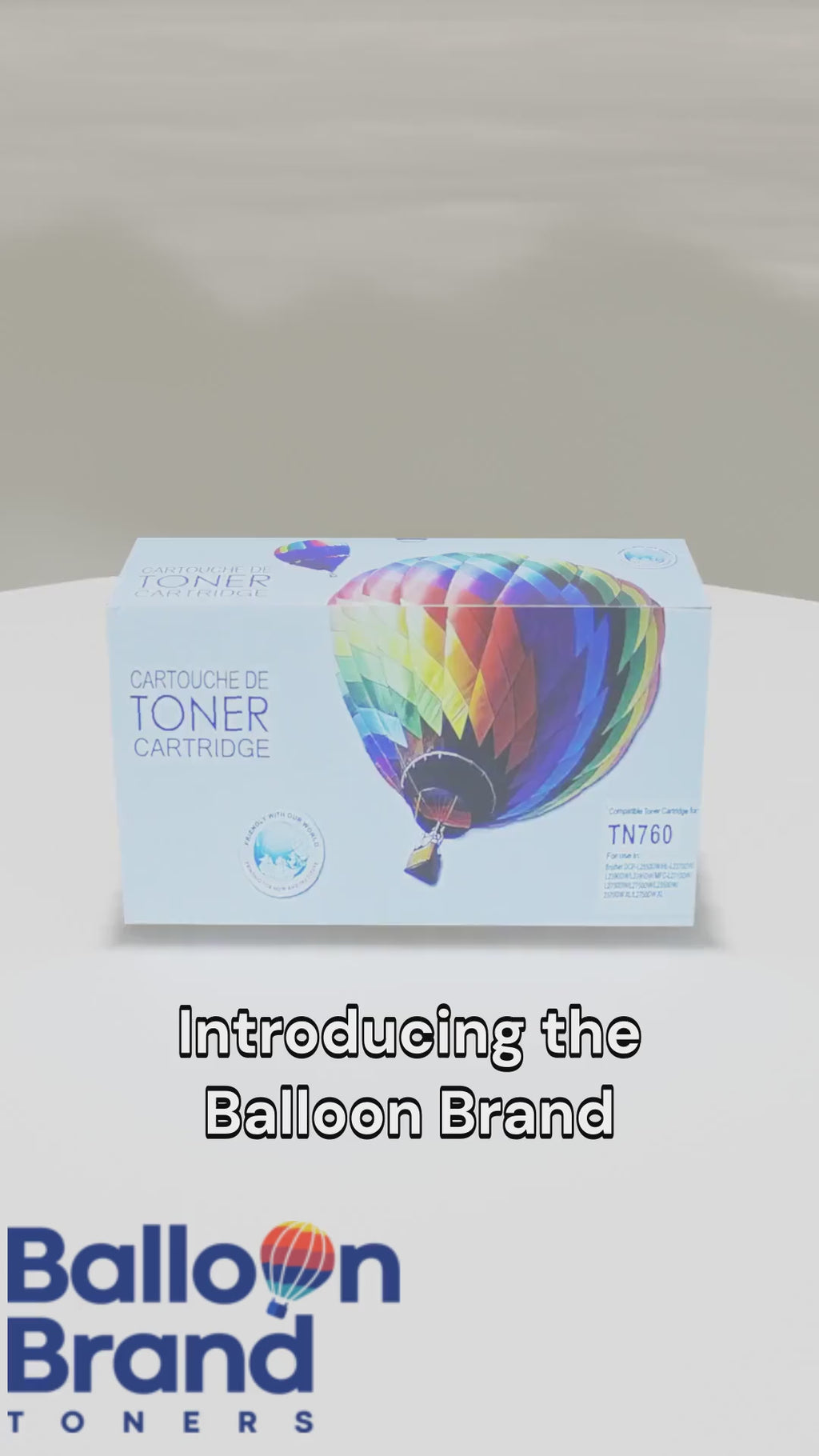 Balloon Brand CTTN760 Compatible Black Toner Cartridge – High Yield 3,000 Pages