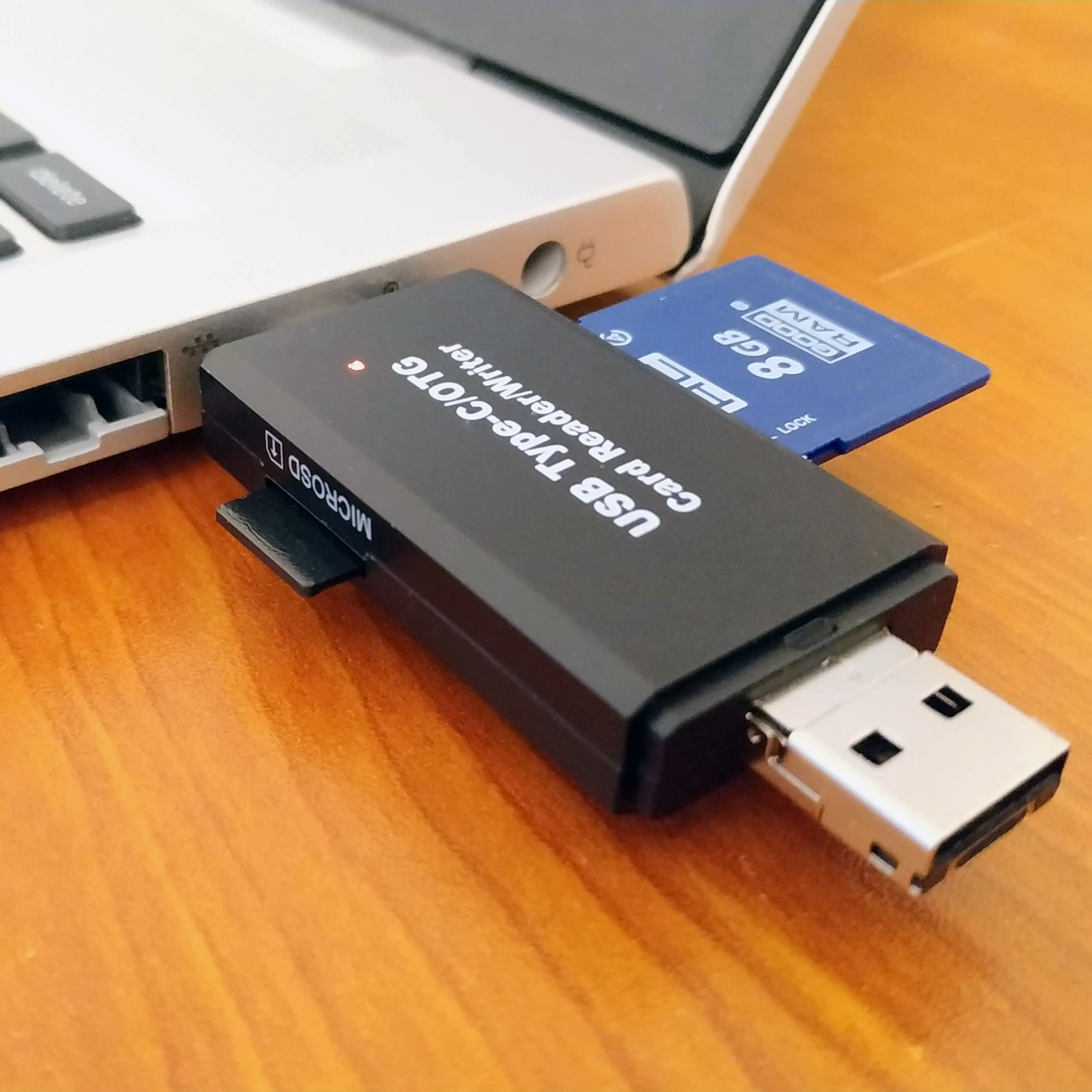 USB 3.0 Type C/Type A,USB 2.0 Micro B Card Reader OTG Adapter for SD NM  Micro SD