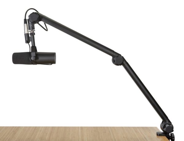 Gator Frameworks Deluxe Desktop Mic Boom Stand, Desk Mount Pro Broadcast Boom Arm - GFW-MIC-BCBM3000 - Image 2