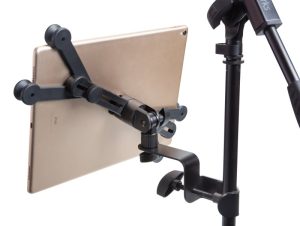 Gator Universal Tablet Clamping Mount with 2-Point System holder for iPad, Samsung Galaxy Tab, Lenovo, Microsoft Surface, Amazon Fire, Acer, Asus and more - Point of Sales Stand - GFW-TABLET1000