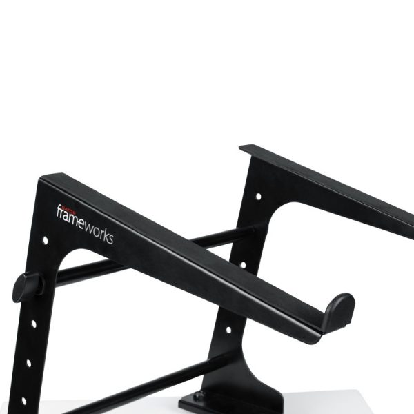 Portable Laptop and DJ Controller Stand, Space Saving Collapsible Laptop Desktop Riser, Ergonomic Computer Notebook Holder - GFWLAPTOP1000 - Image 2