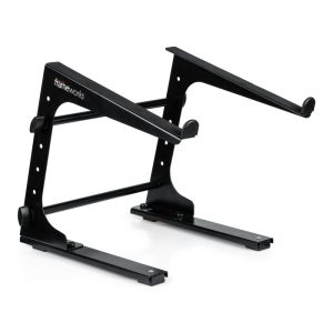 Portable Laptop and DJ Controller Stand, Space Saving Collapsible Laptop Desktop Riser, Ergonomic Computer Notebook Holder - GFWLAPTOP1000