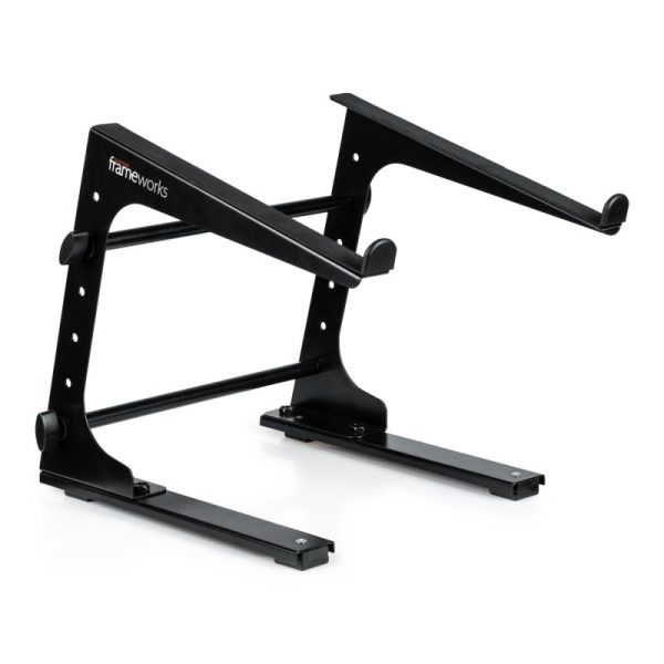 Portable Laptop and DJ Controller Stand, Space Saving Collapsible Laptop Desktop Riser, Ergonomic Computer Notebook Holder - GFWLAPTOP1000