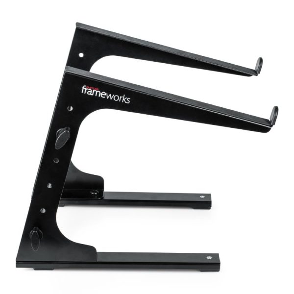 Portable Laptop and DJ Controller Stand, Space Saving Collapsible Laptop Desktop Riser, Ergonomic Computer Notebook Holder - GFWLAPTOP1000 - Image 4