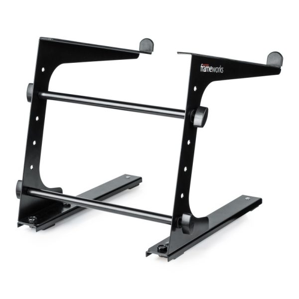 Portable Laptop and DJ Controller Stand, Space Saving Collapsible Laptop Desktop Riser, Ergonomic Computer Notebook Holder - GFWLAPTOP1000 - Image 3